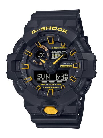G-SHOCK、ブラックにイエローの“警戒色”を加えた5モデル - Impress Watch