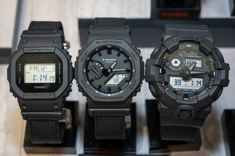 G-SHOCK、エコ・ファブリックバンドのブラックモデル3機種 - Impress Watch