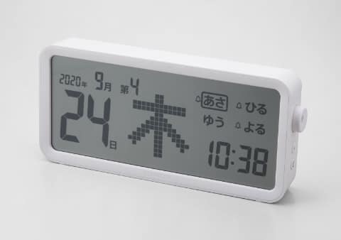 キングジム、超大型液晶で曜日も見やすい「デジタル日めくりカレンダー