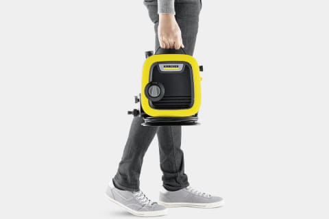 ケルヒャーで最もコンパクトな高圧洗浄器。日本人に最適化、柔らかい