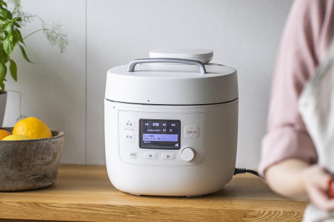 シロカ、6人分を調理できる大容量の電気圧力鍋「おうちシェフPRO L