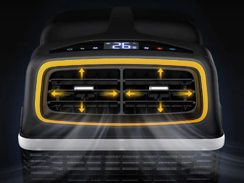 工事不要のポータブルエアコン。パナ製コンプレッサーで強力冷却