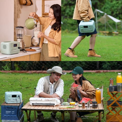 BLUETTI、ミントグリーン色のコンパクトなポータブル電源 - 家電 Watch