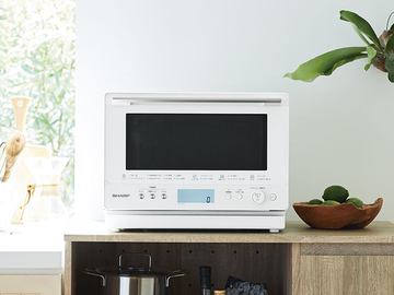 シャープ、3品同時に作れるシンプル家電シリーズのオーブンレンジ