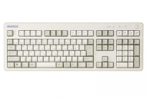 東プレ、初代と同じアイボリー筐体+紺色ロゴ採用の「REALFORCE R3