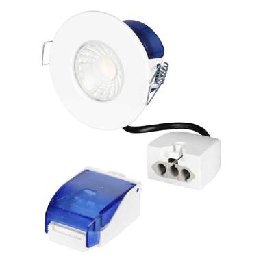 Aurora Lighting R6™ 6W LED Fire Rated Dimmable Downlight with