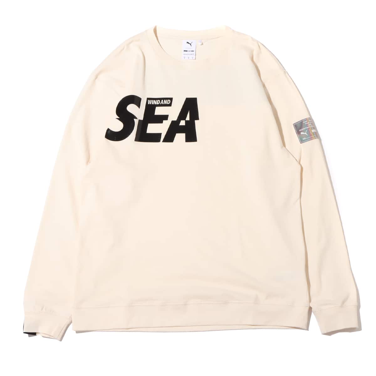 PUMA X WIND AND SEA LS TEE Eggnog 22SP-I（プーマ ウィンドアンド