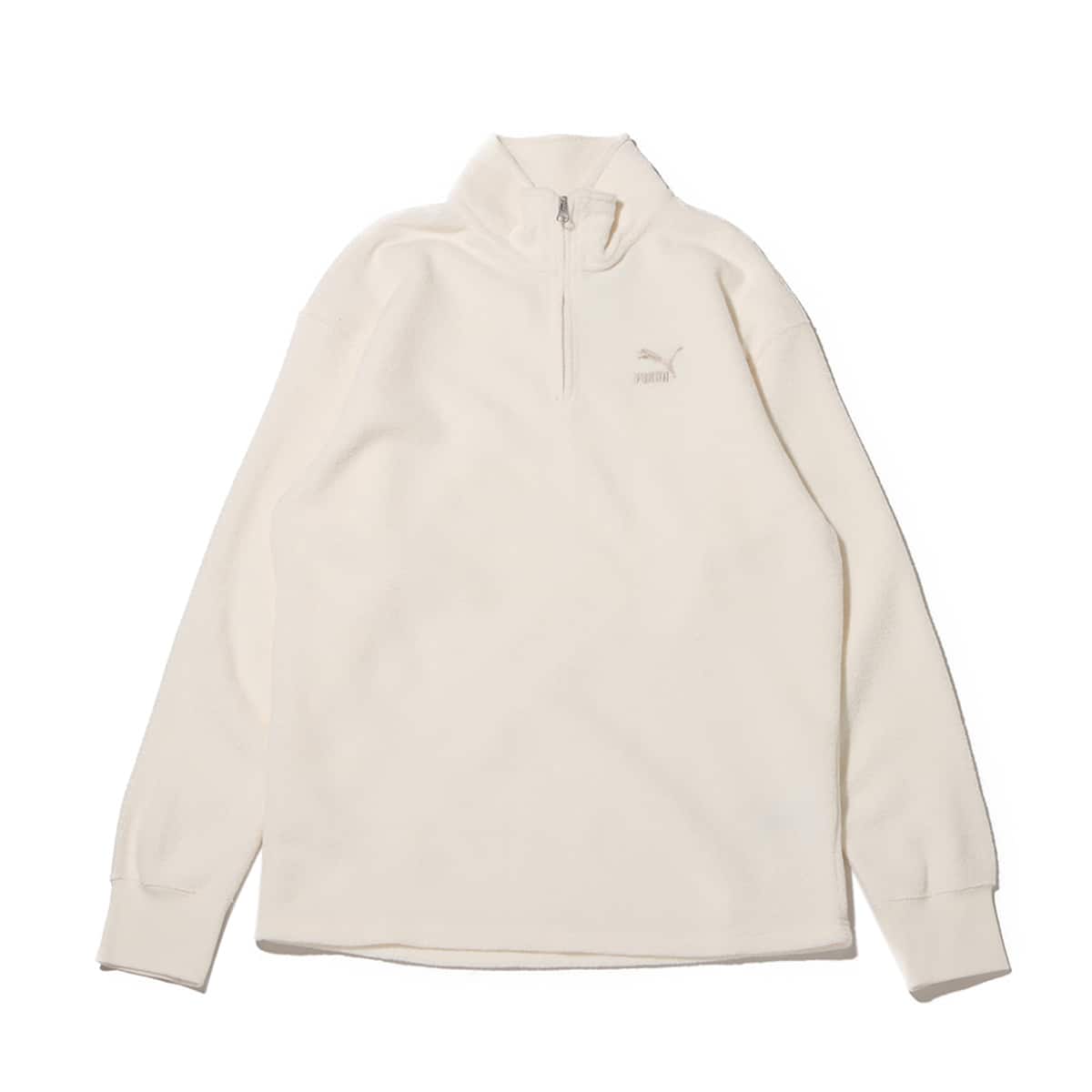 PUMA CLASSICS FLEECE HALF ZIP FROSTED IVORY 23FA-I（プーマ