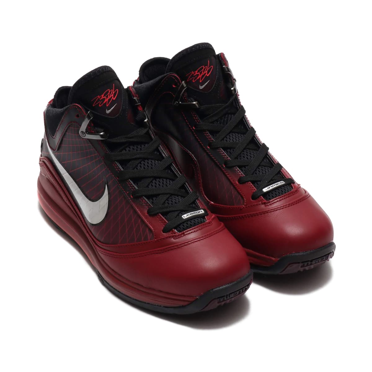 NIKE LEBRON VII QS TEAM RED/METALLIC SILVER-BLACK-HOT RED 19HO-S