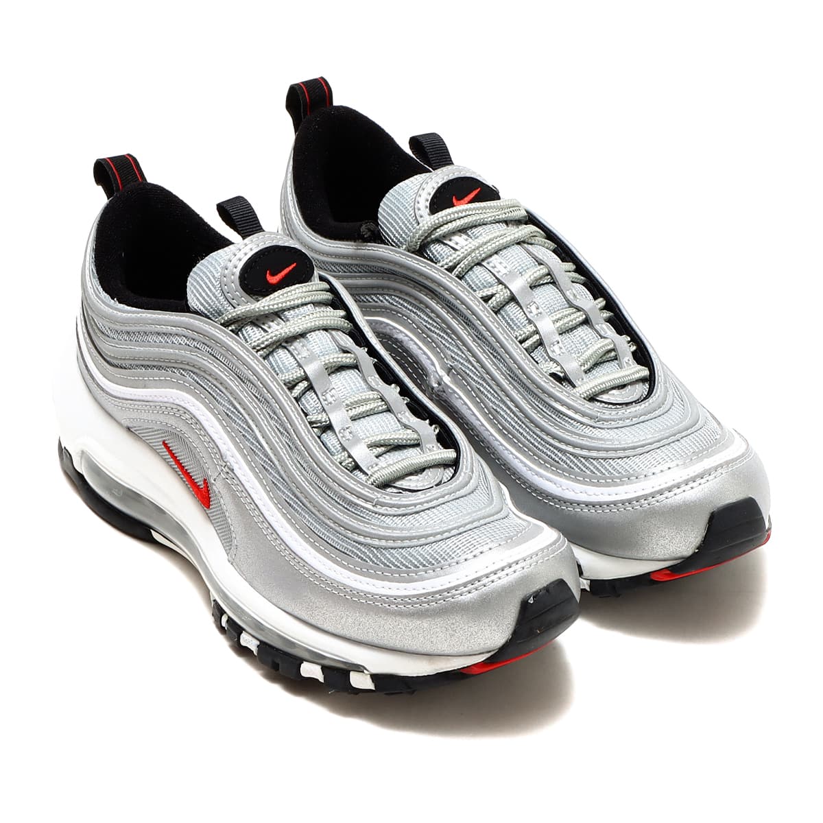 NIKE WMNS AIR MAX 97 OG METALLIC SILVER/VARSITY RED-WHITE-BLACK