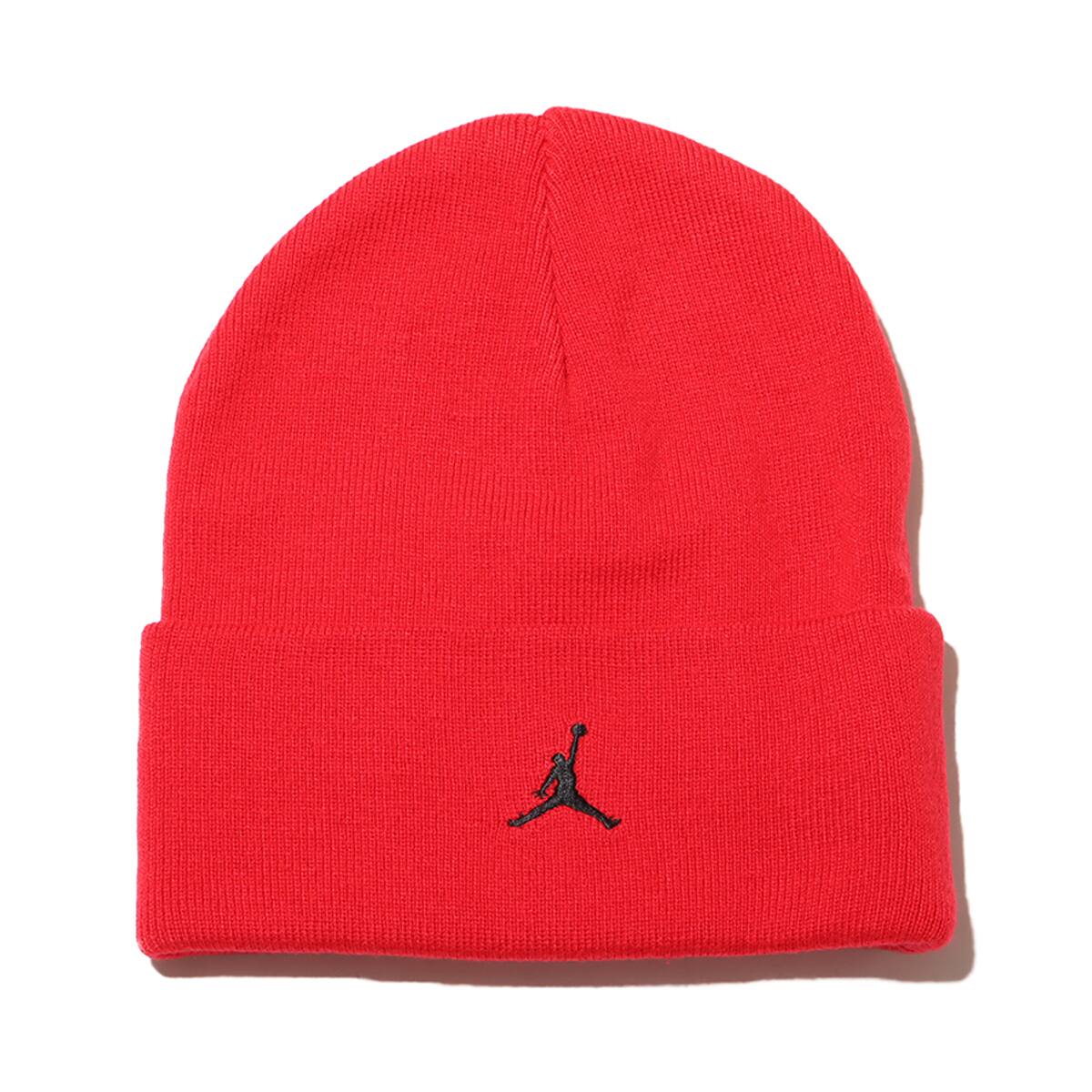 JORDAN BRAND U J PEAK BEANIE ESS GYM RED/BLACK（ジョーダン