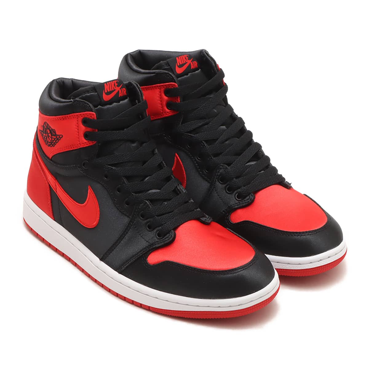 JORDAN BRAND WMNS AIR JORDAN 1 RETRO HI OG BLACK/UNIVERSITY RED