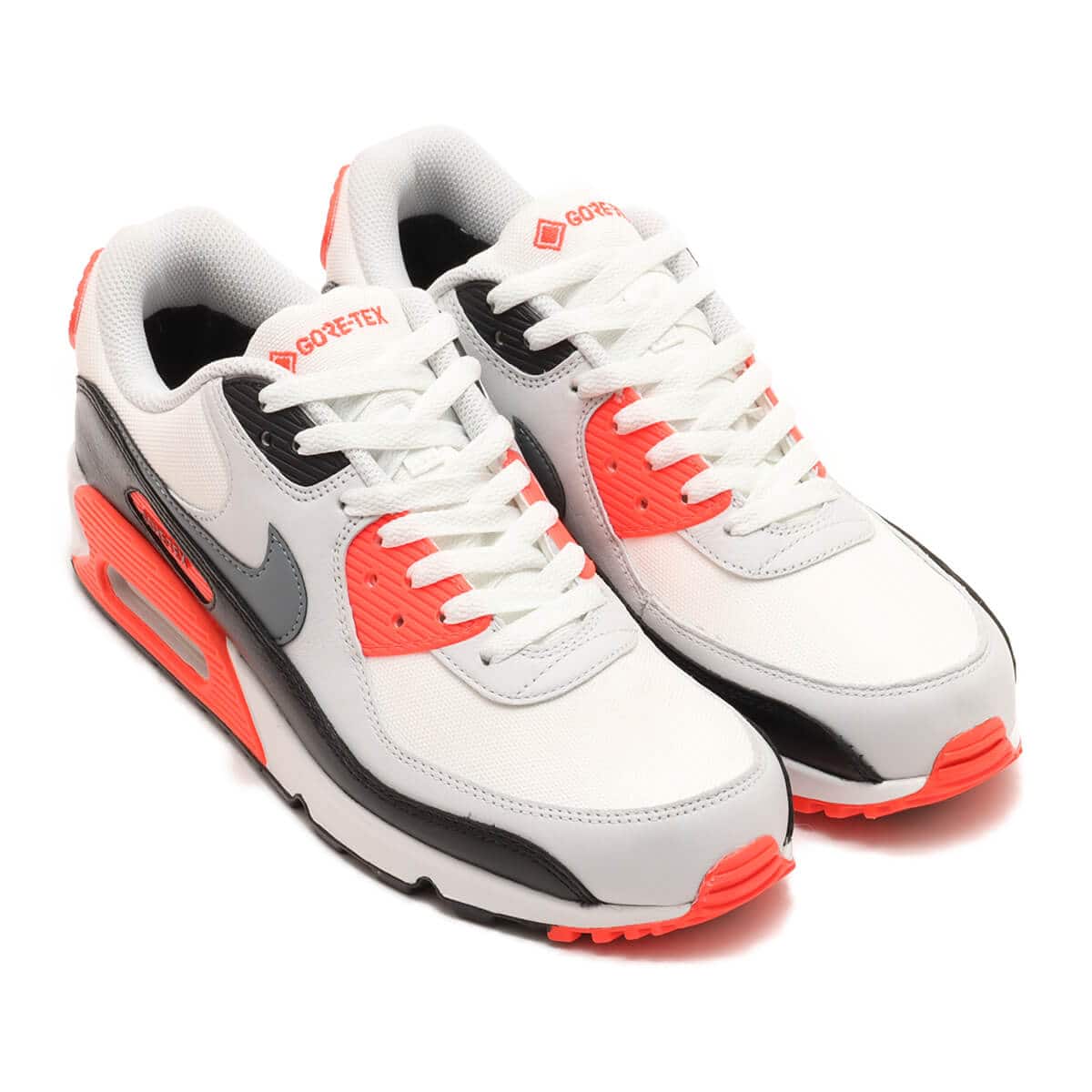 NIKE AIR MAX 90 GTX SUMMIT WHITE/COOL GREY-BRIGHT CRIMSON（ナイキ