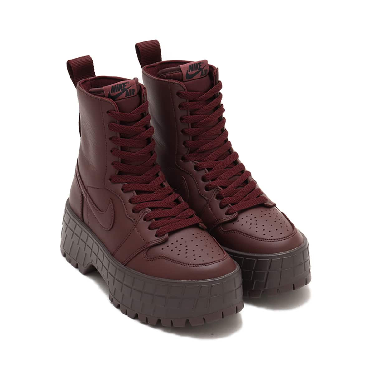 JORDAN BRAND WMNS AIR JORDAN 1 BROOKLYN BURGUNDY CRUSH/BROWN