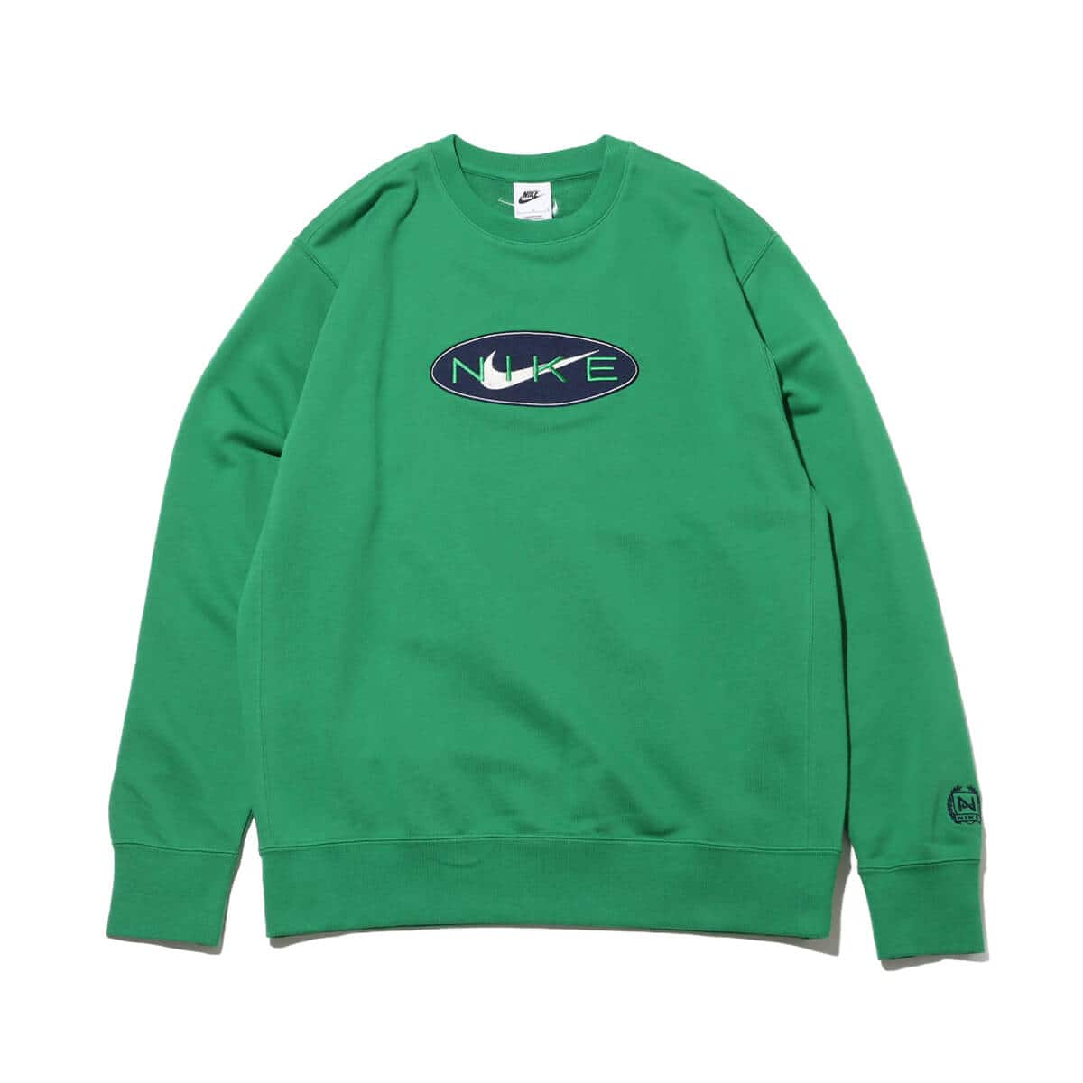 NIKE AS M NSW CRW FT NCPS ALOE VERDE/MIDNIGHT NAVY/ALOE VERDE