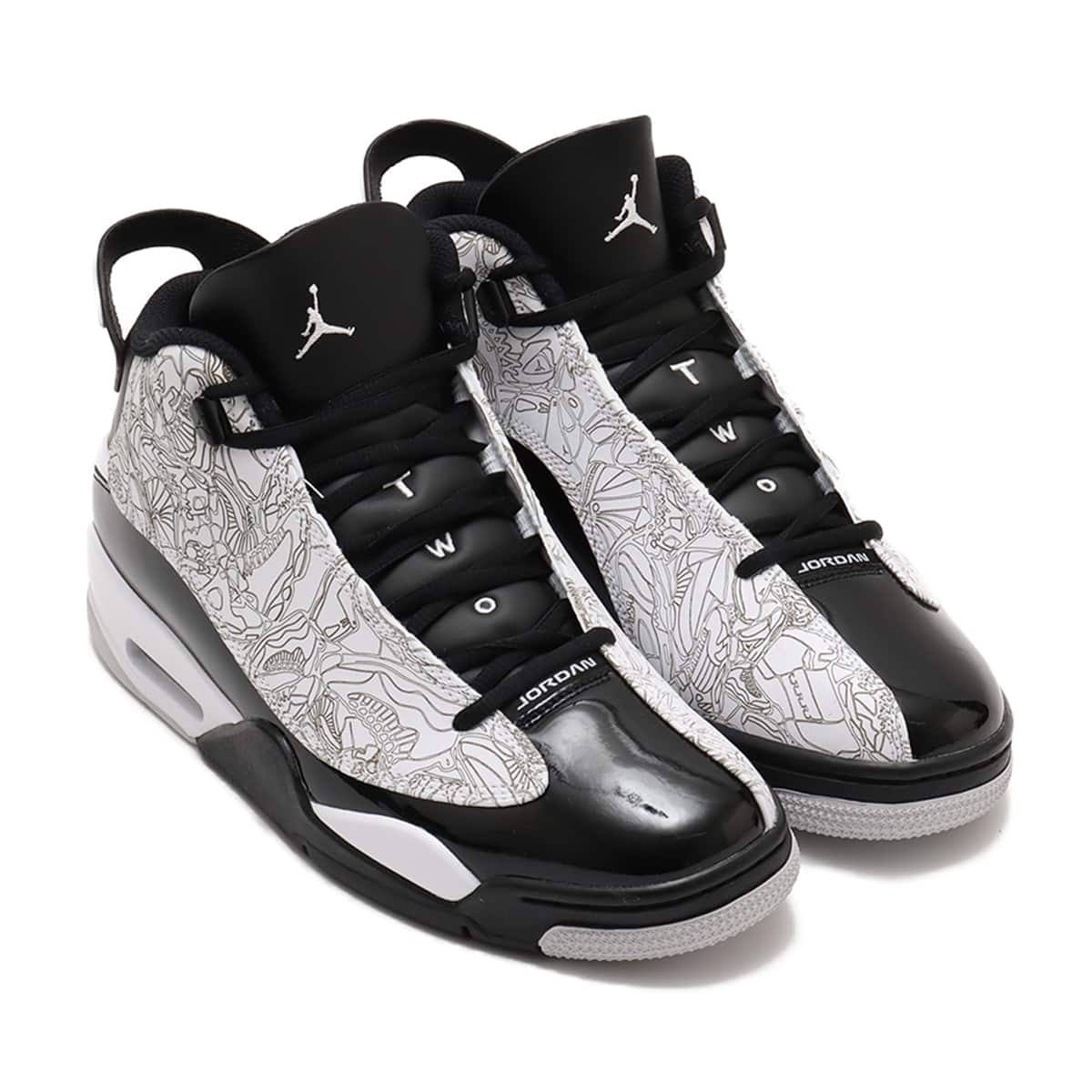 JORDAN BRAND AIR JORDAN DUB ZERO WHITE/BLACK-NEUTRAL GREY