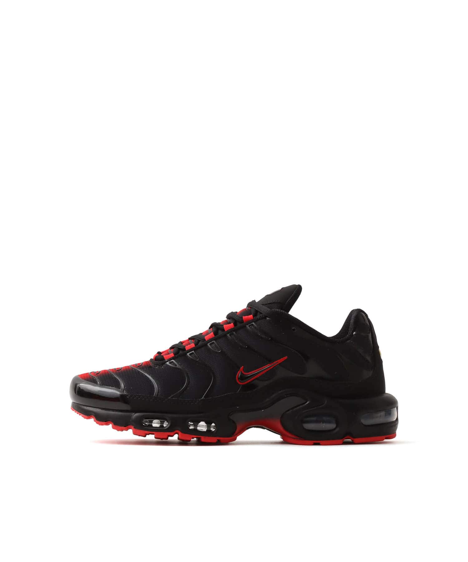 NIKE AIR MAX PLUS BLACK/UNIVERSITY RED（ナイキ エア マックス