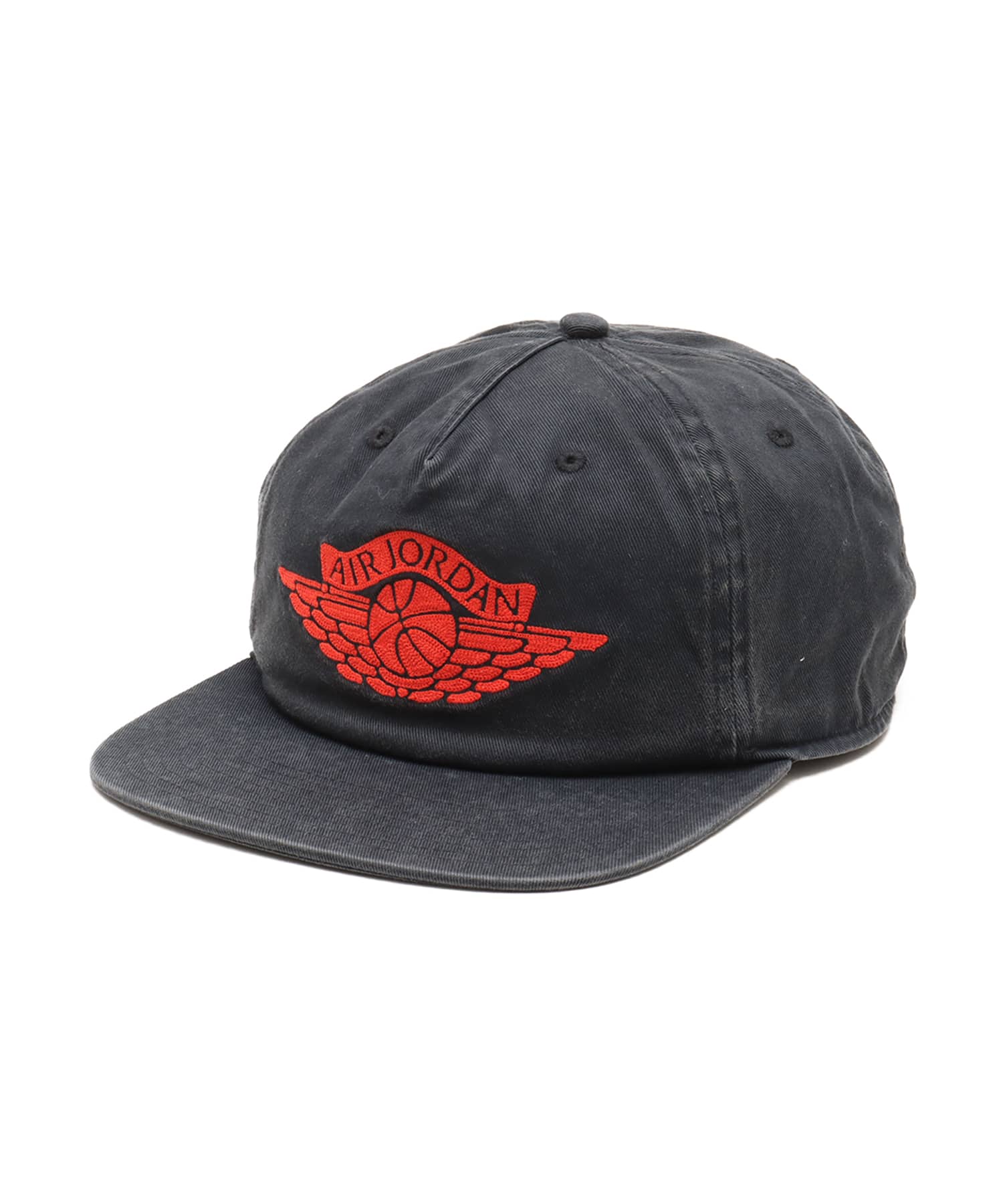JORDAN BRAND U J PRO CAP US FB RA WASH BLACK/CHILE RED（ジョーダン