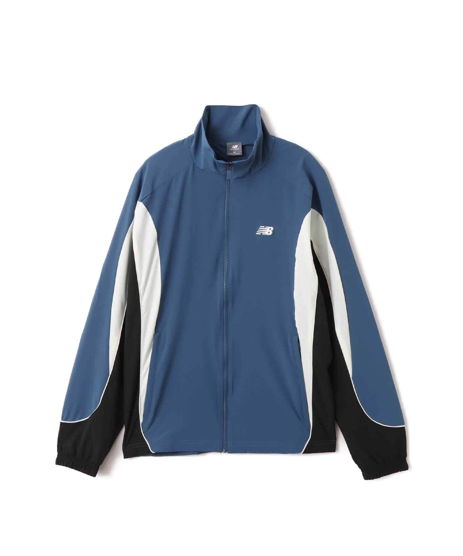 New Balance IN GAME WOVEN TRACK JACKET ダークショアラインブルー