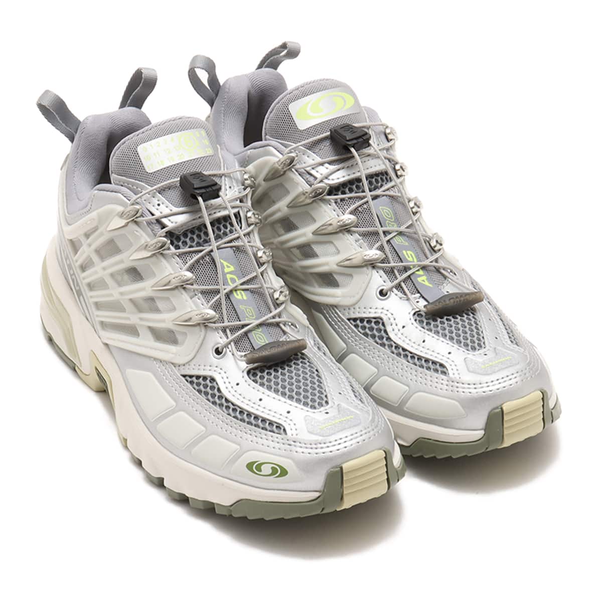 MM6 × SALOMON ACS PRO SNEAKER Sharkskin/Ftw Silver/Sharp Green