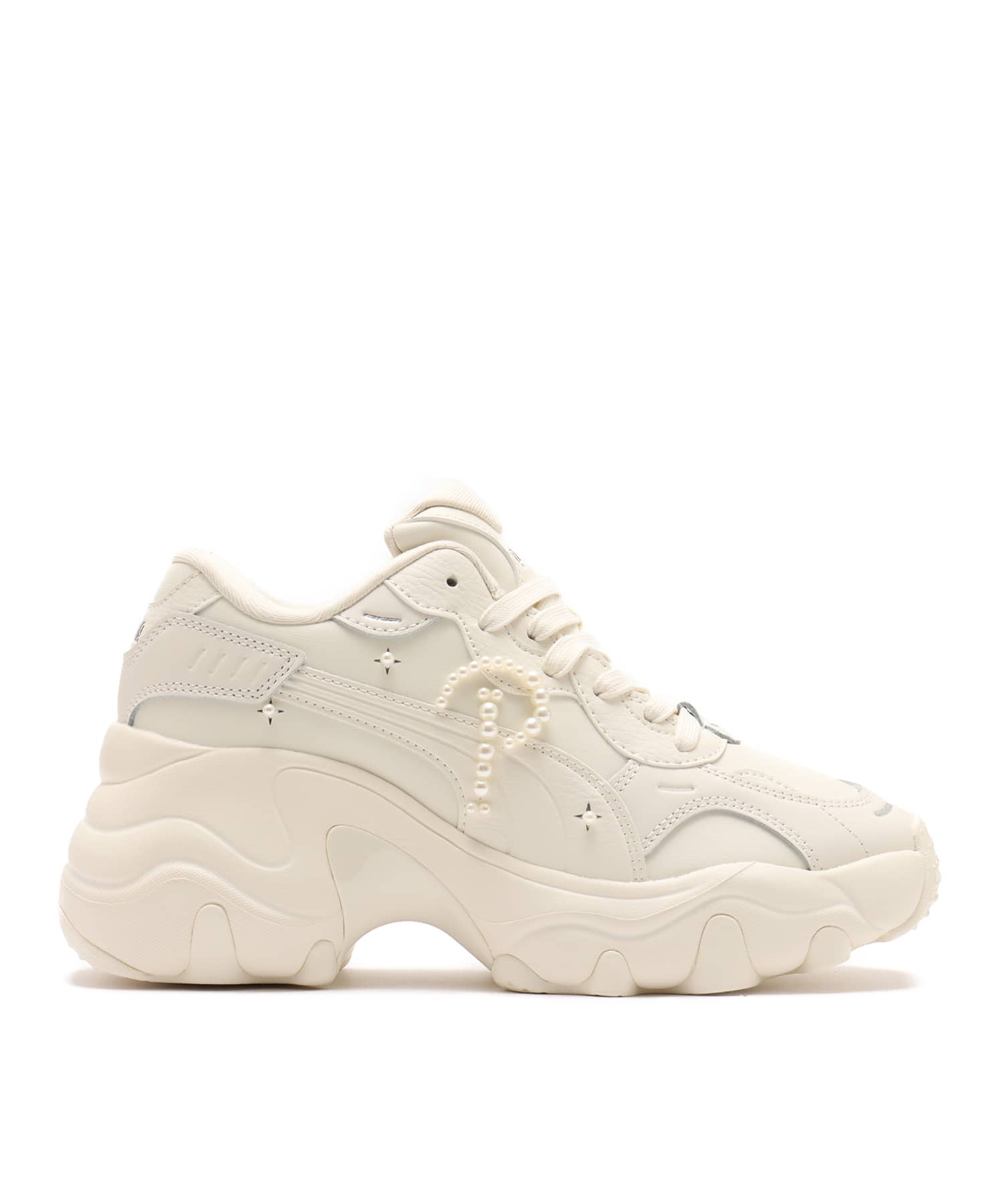 PUMA PULSAR WEDGE WNS PEARL FROSTED IVORY-PUMA WHITE（プーマ