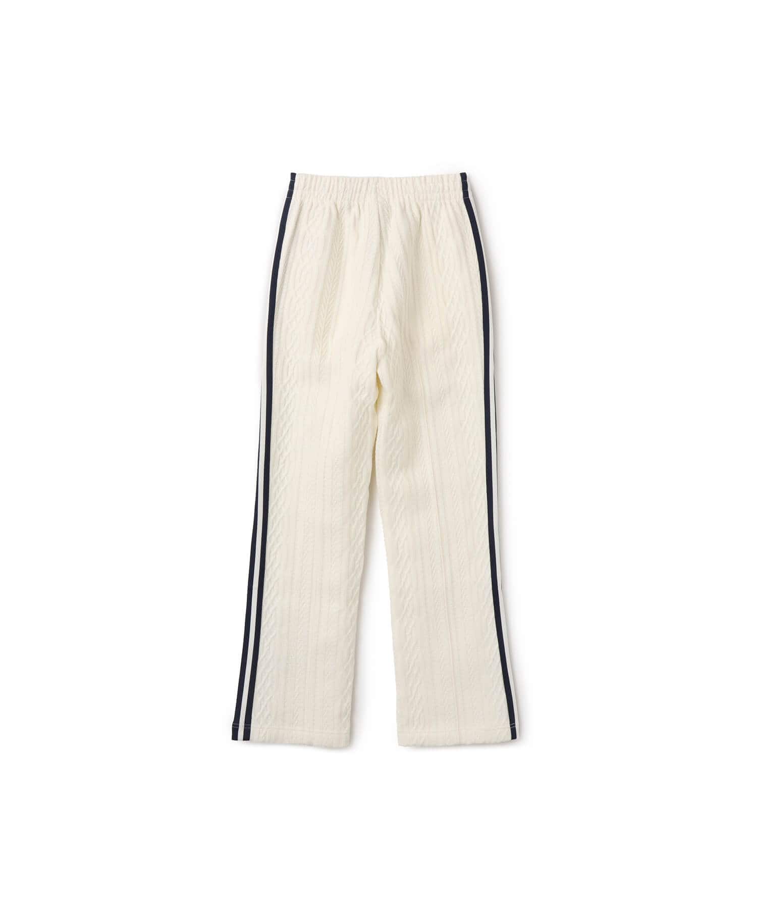 adidas KNIT CLASSIC TRACK TROUSERS オフホワイト（アディダス ニット