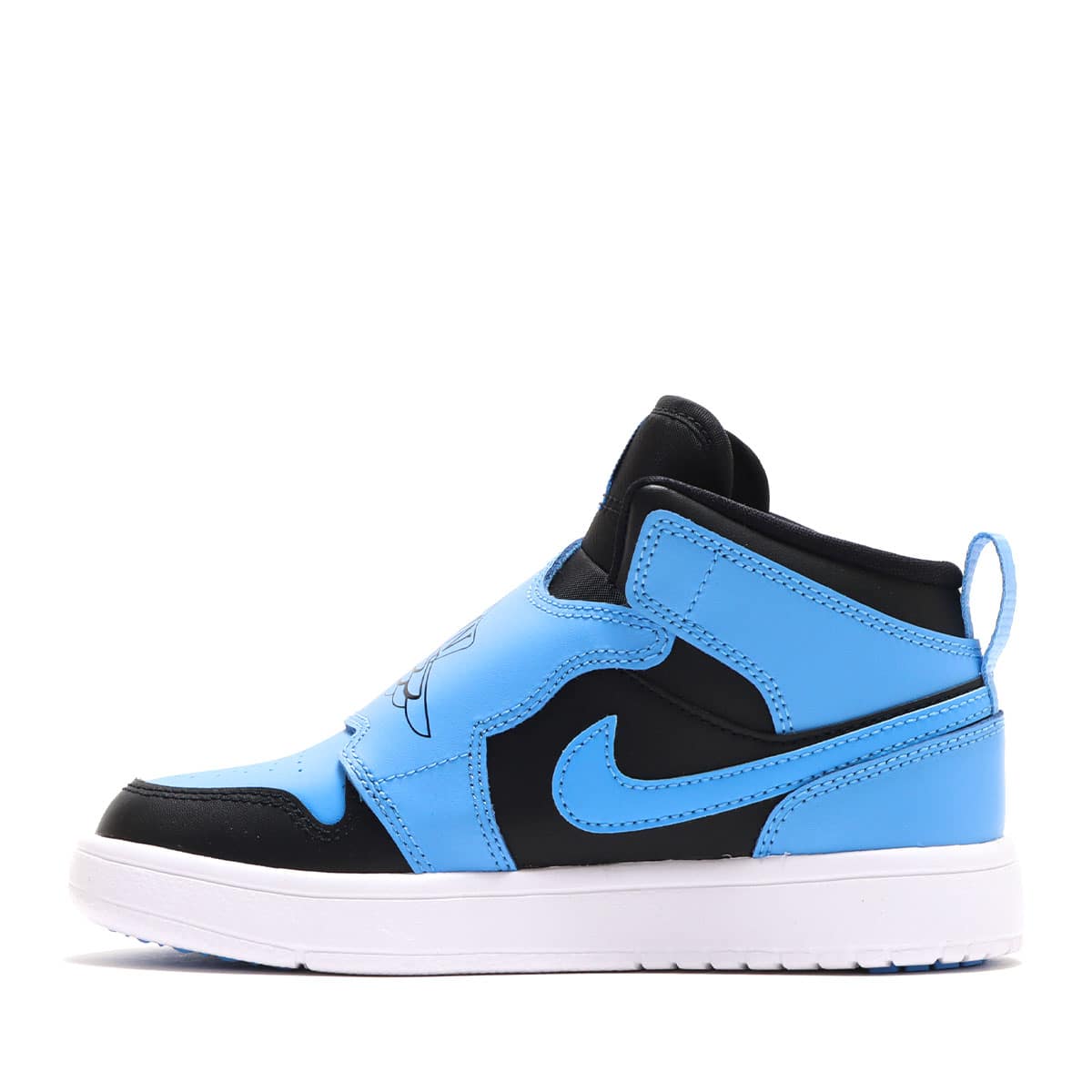 JORDAN BRAND SKY JORDAN 1 (PS) BLACK/UNIVERSITY BLUE-WHITE 22SU-I