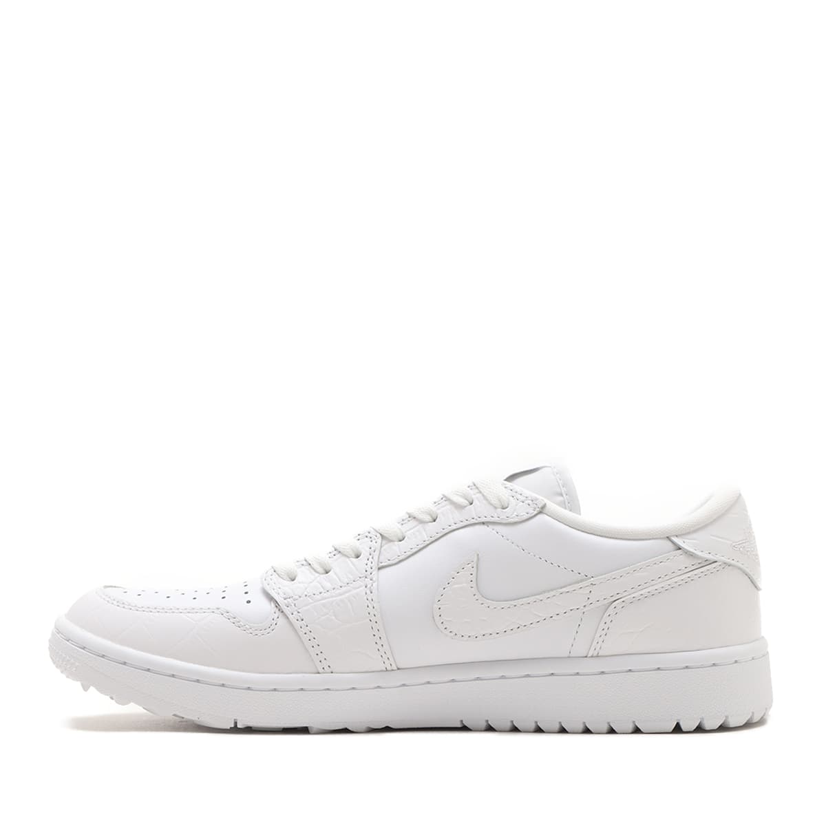 JORDAN BRAND AIR JORDAN 1 LOW G WHITE/WHITE-PURE PLATINUM