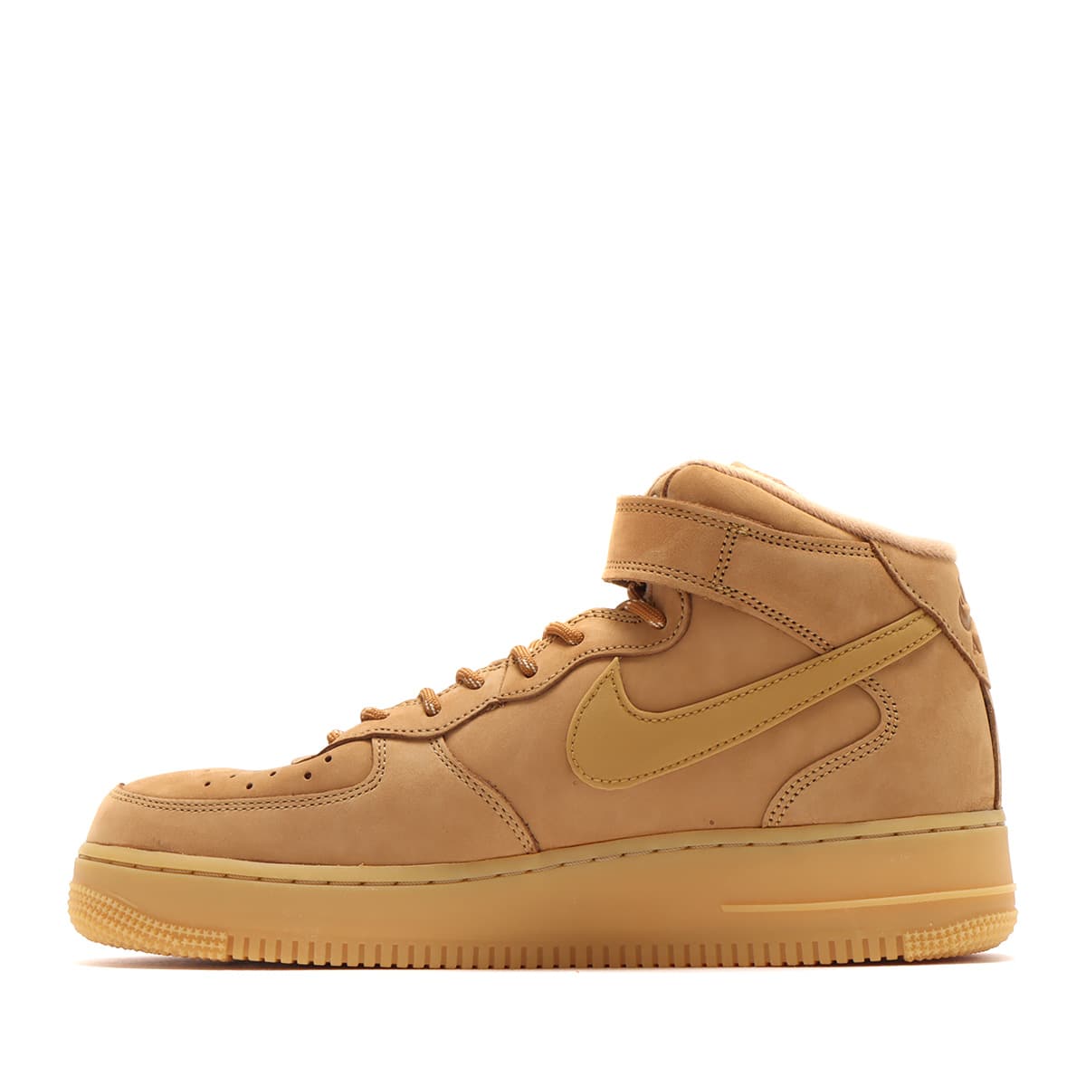 NIKE AIR FORCE 1 MID '07 WB FLAX/WHEAT-GUM LIGHT BROWN-BLACK