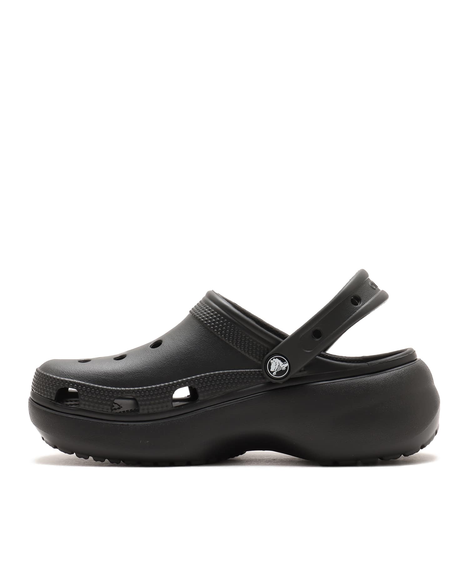 crocs Classic Platform Clog W Black（クロックスクラシック