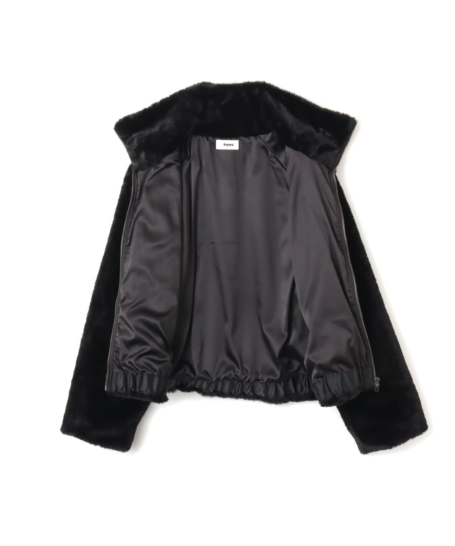 atmos pink Faux Fur Zip Blouson BLACK（アトモス ピンク フォー