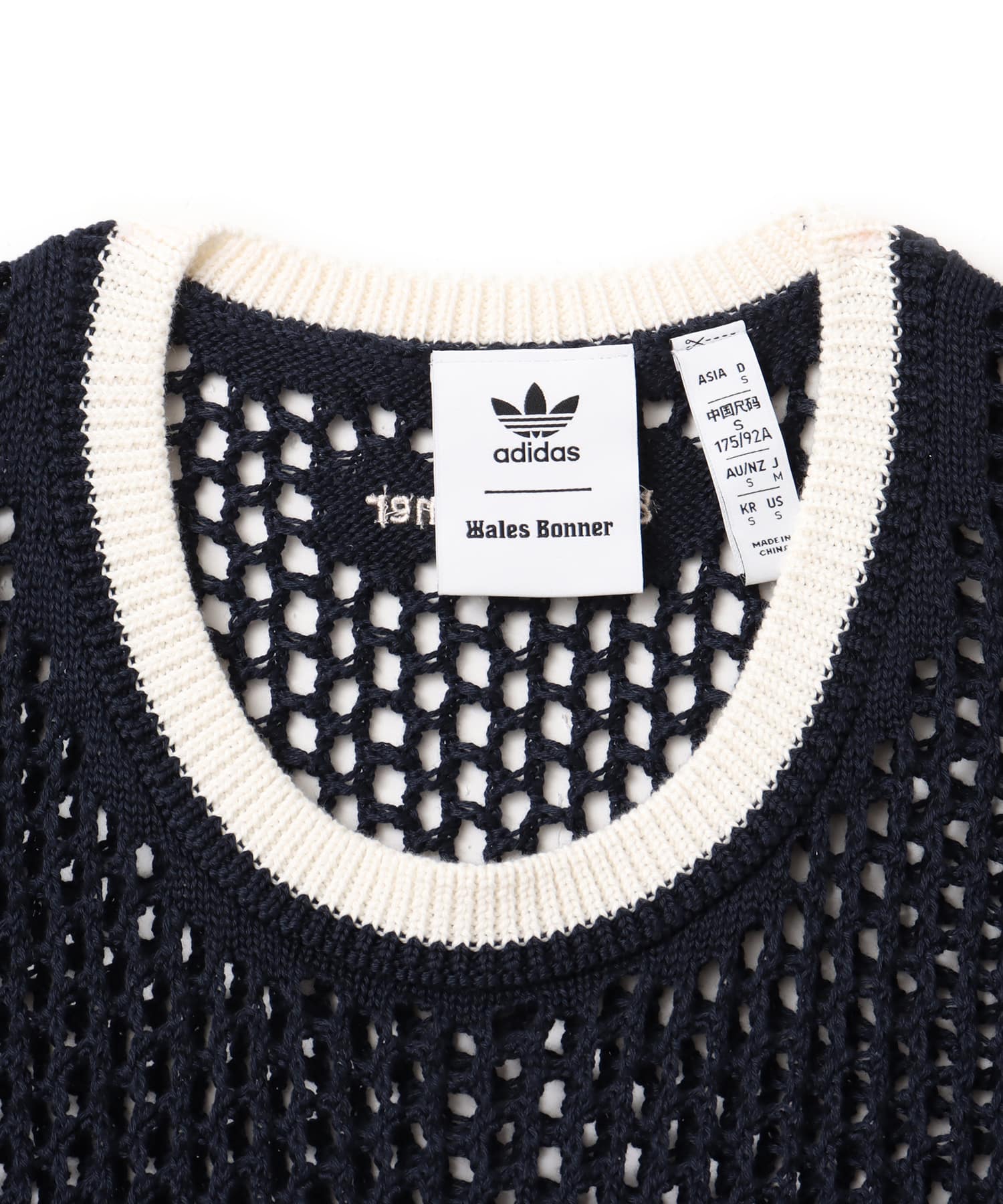 adidas WALES BONNER KNIT TOP ナイトネイビー（アディダス ウェールズ