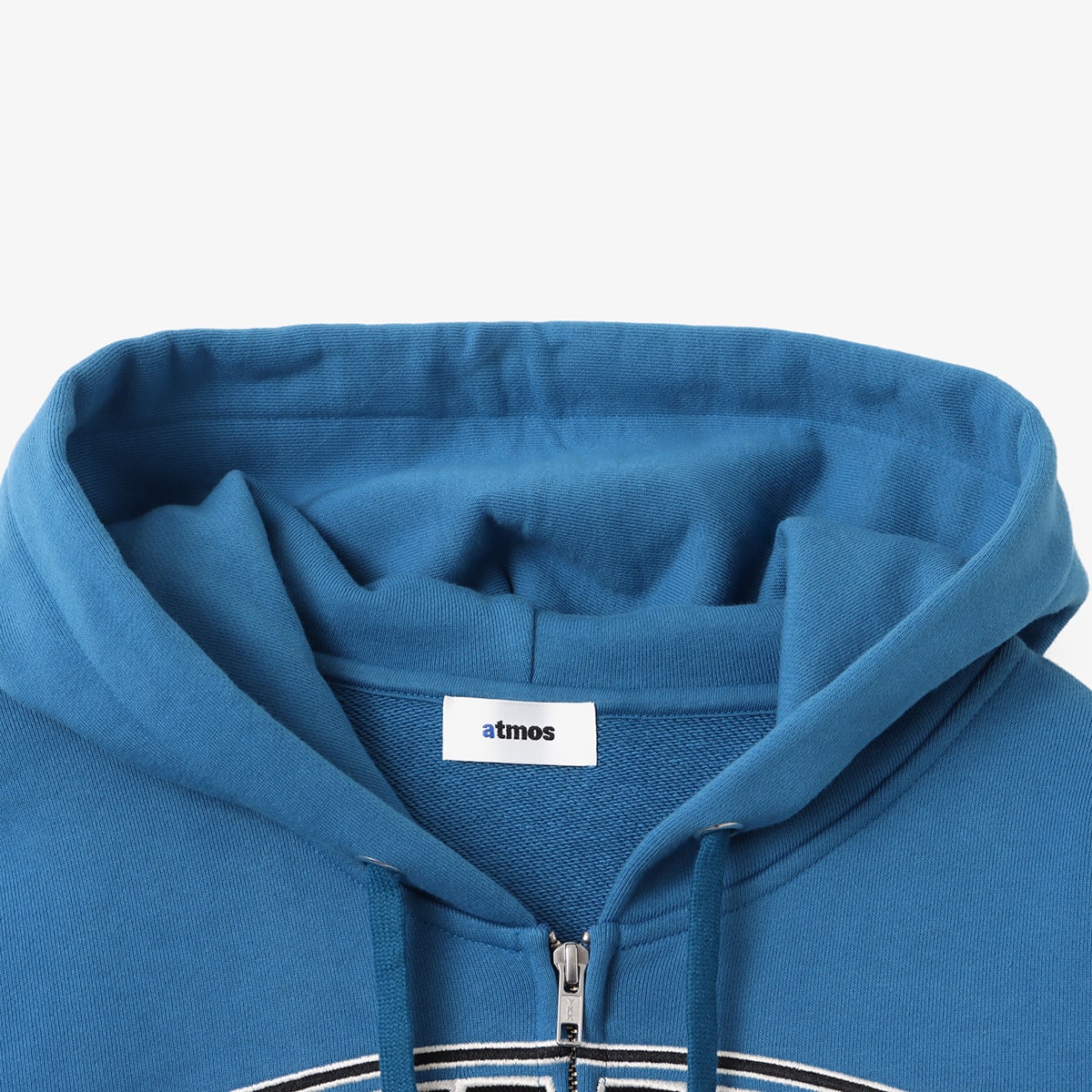 atmos College Logo Zip-up Hooded Sweatshirt BLUE（アトモス