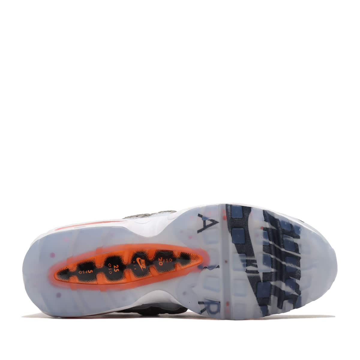 NIKE AIR MAX 95 / KIM JONES BLACK/TOTAL ORANGE-DARK GREY-COOL GREY
