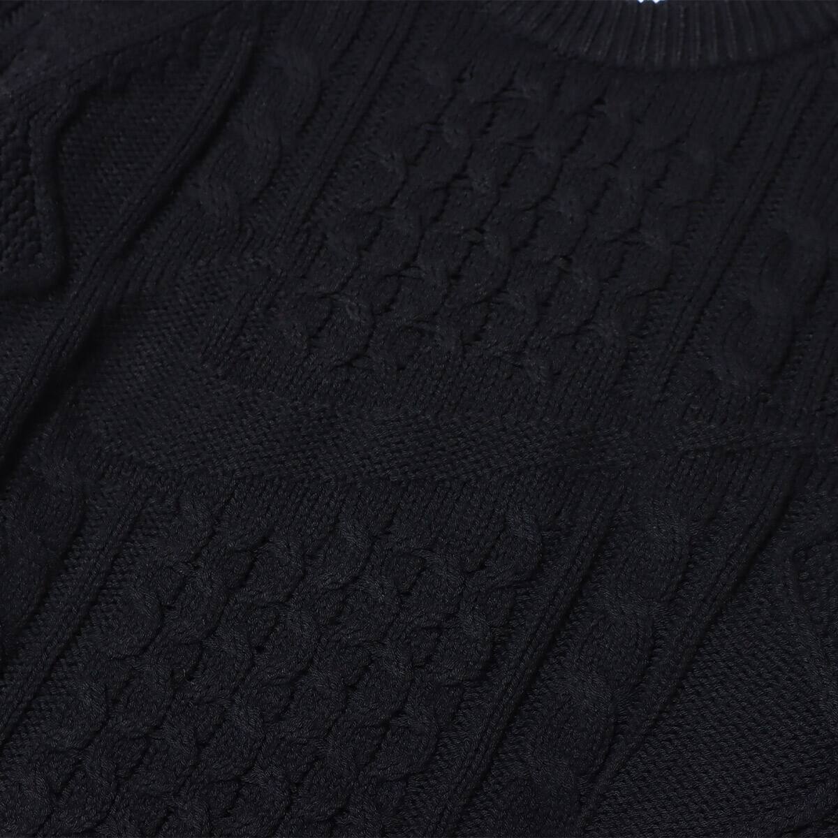NIKE AS M NL CABLE KNIT SWEATER LS BLACK 22HO-I（ナイキ NL