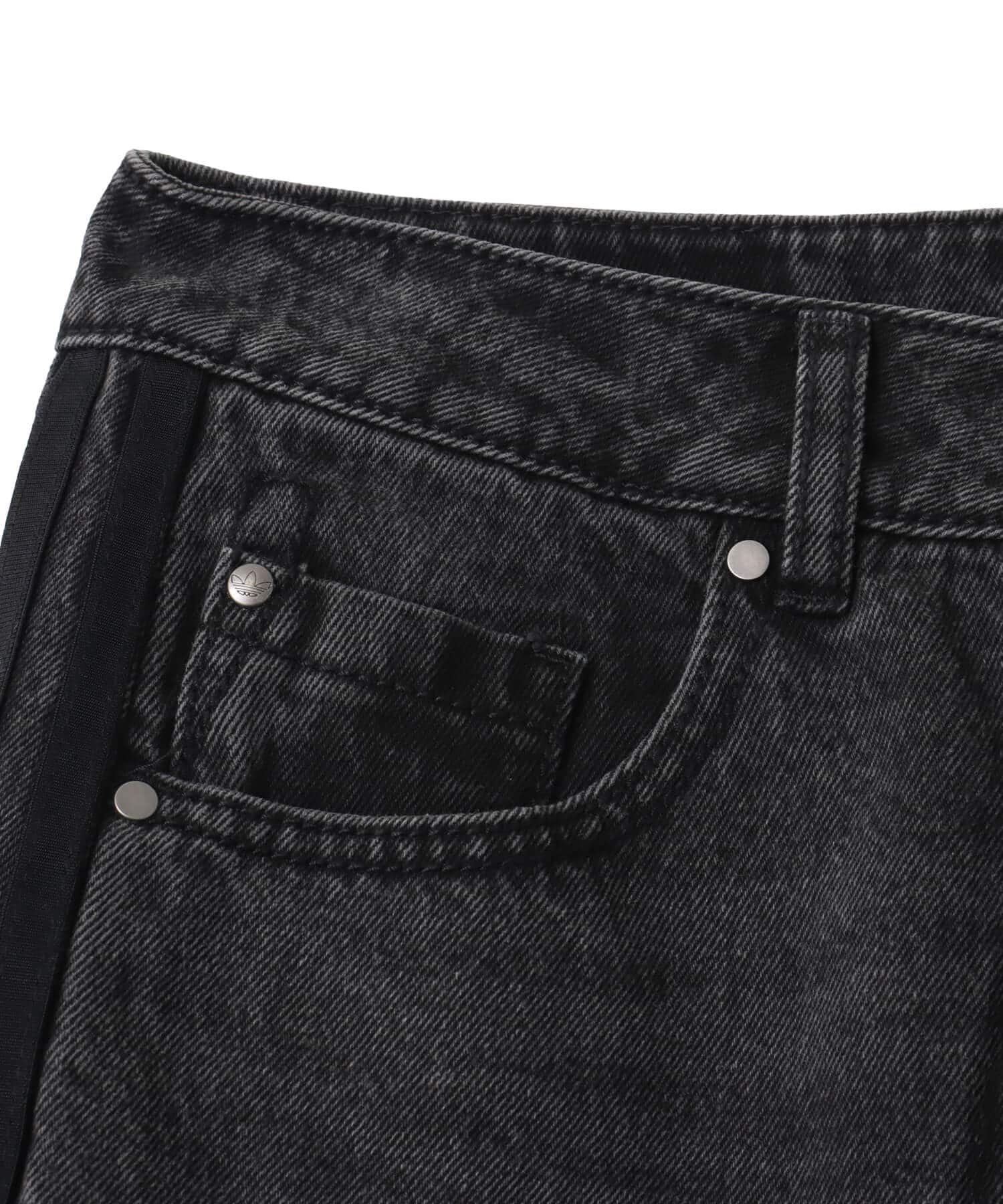 adidas ADILENIUM SEASON 3 BANANA FITTED WASHED DENIM PANTS