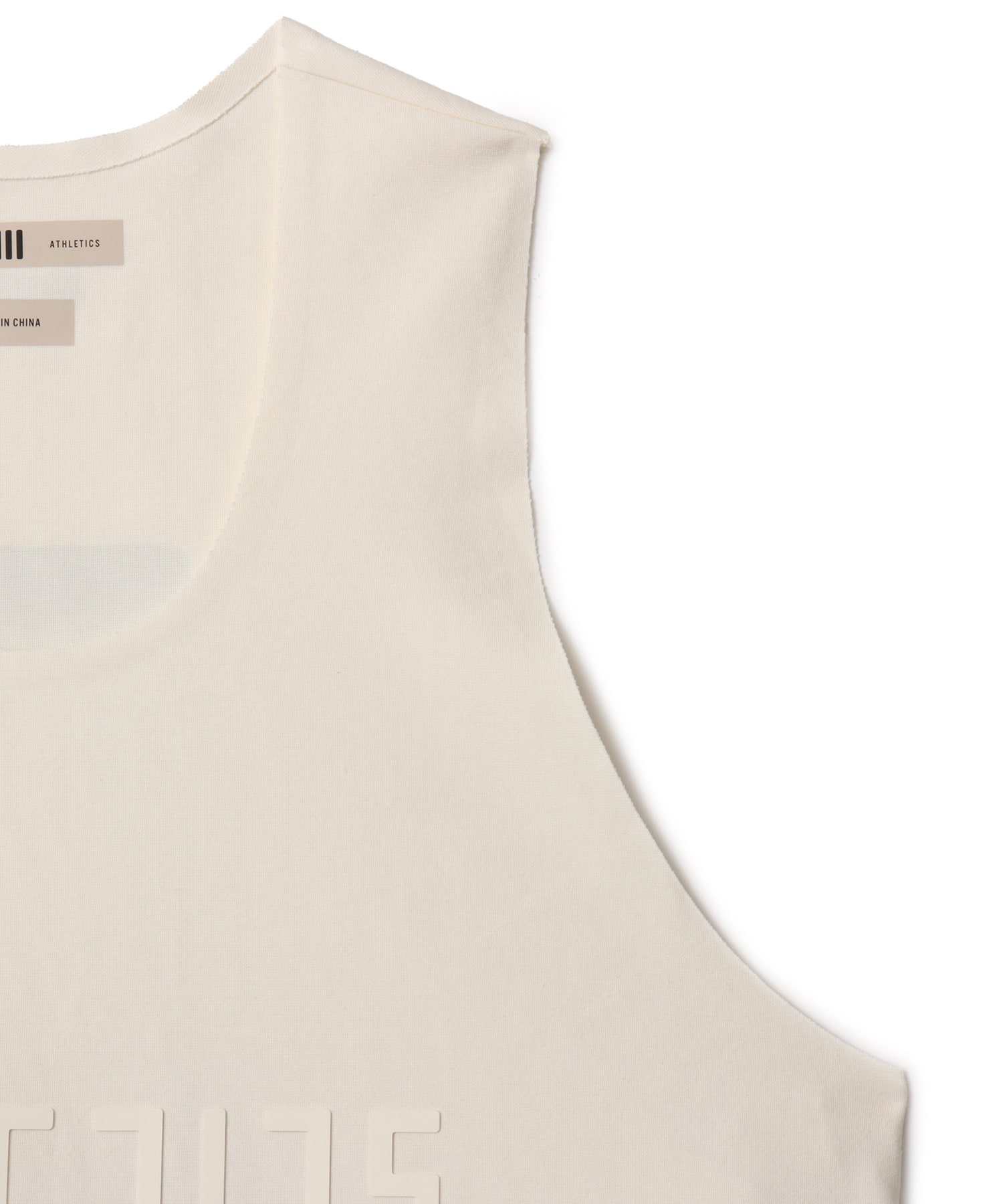 adidas FEAR OF GOD ATHLETICS PERFORMANCE TANK クリームホワイト