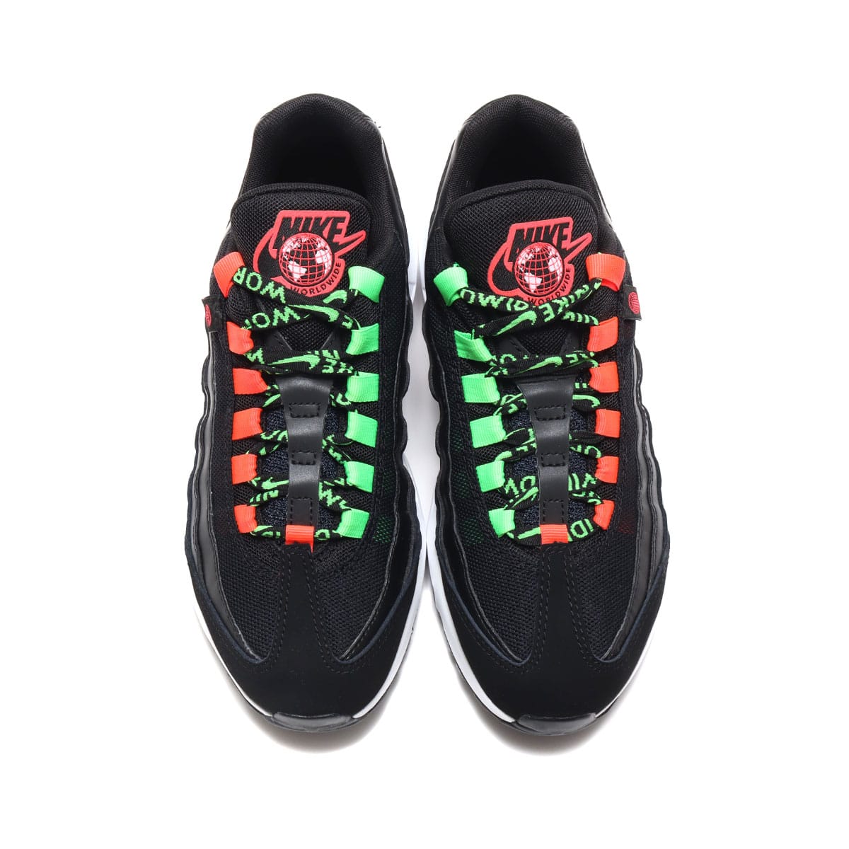NIKE W AIR MAX 95 SE WW BLACK/GREEN STRIKE-FLASH CRIMSON-WHITE