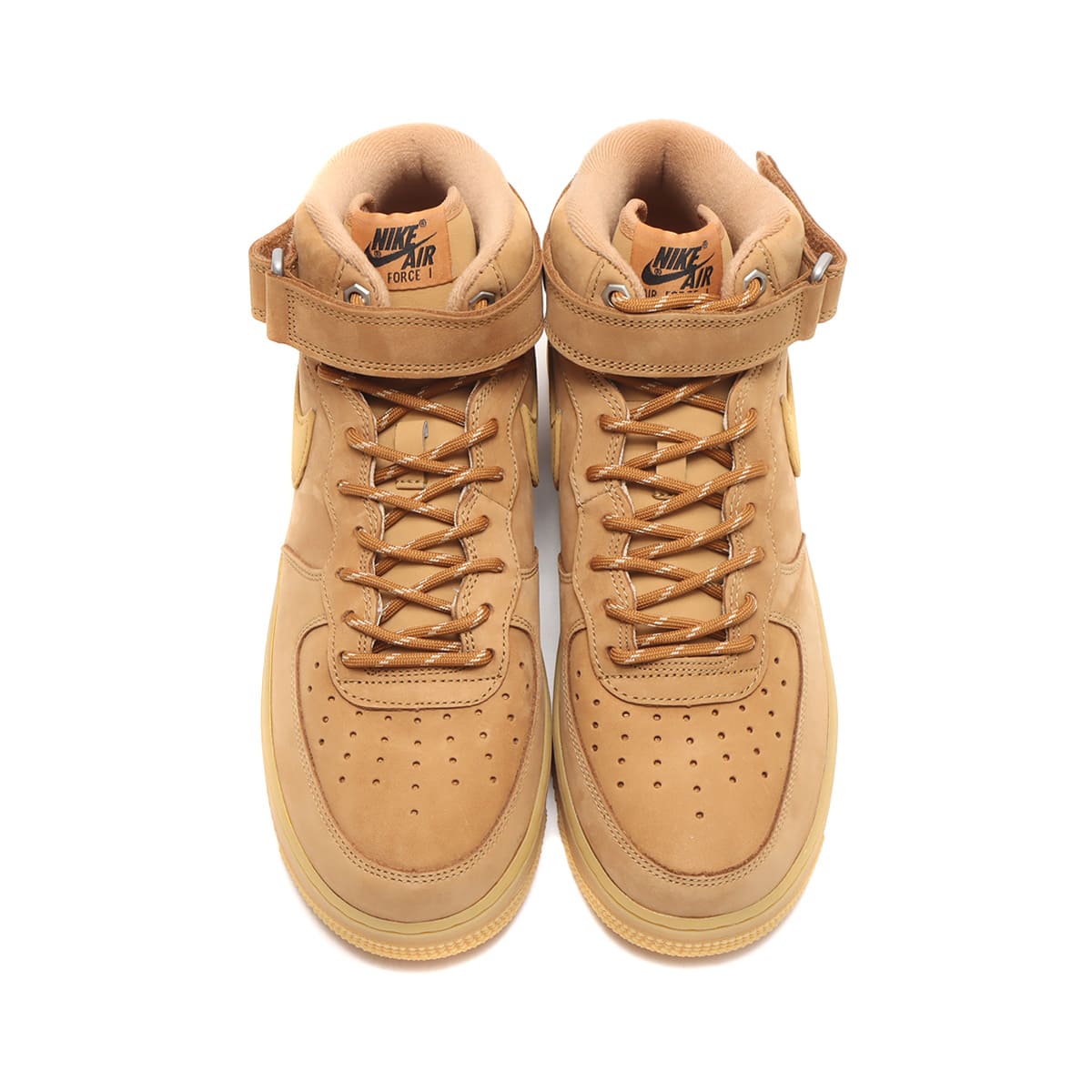 NIKE AIR FORCE 1 MID '07 WB FLAX/WHEAT-GUM LIGHT BROWN-BLACK