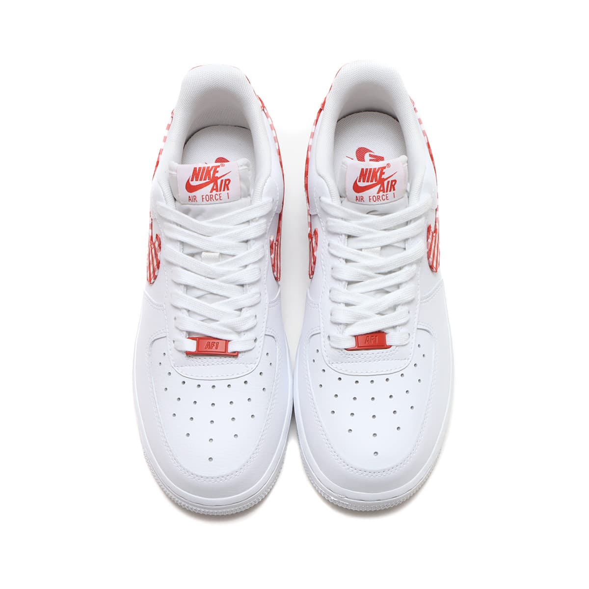 NIKE WMNS AIR FORCE 1 '07 ESS TREND WHITE/MYSTIC RED 23FA-I