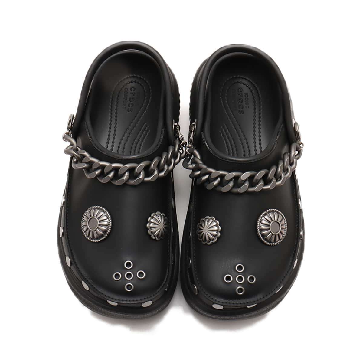 crocs Stomp Embellished Clog Black （クロックス ストンプ エンベ