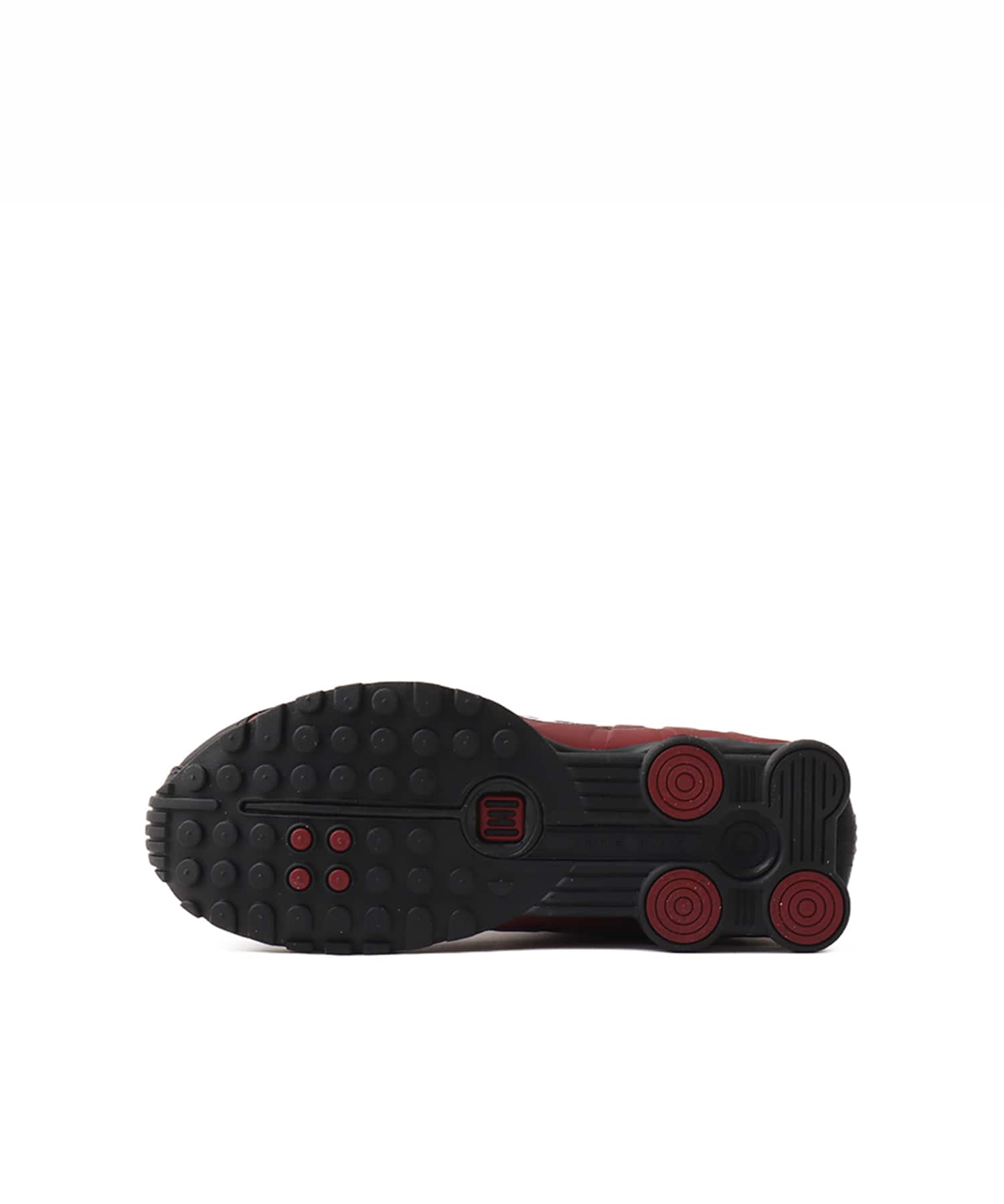 NIKE SHOX R4 BLACK/METALLIC SILVER-TEAM RED（ナイキ ウィメンズ