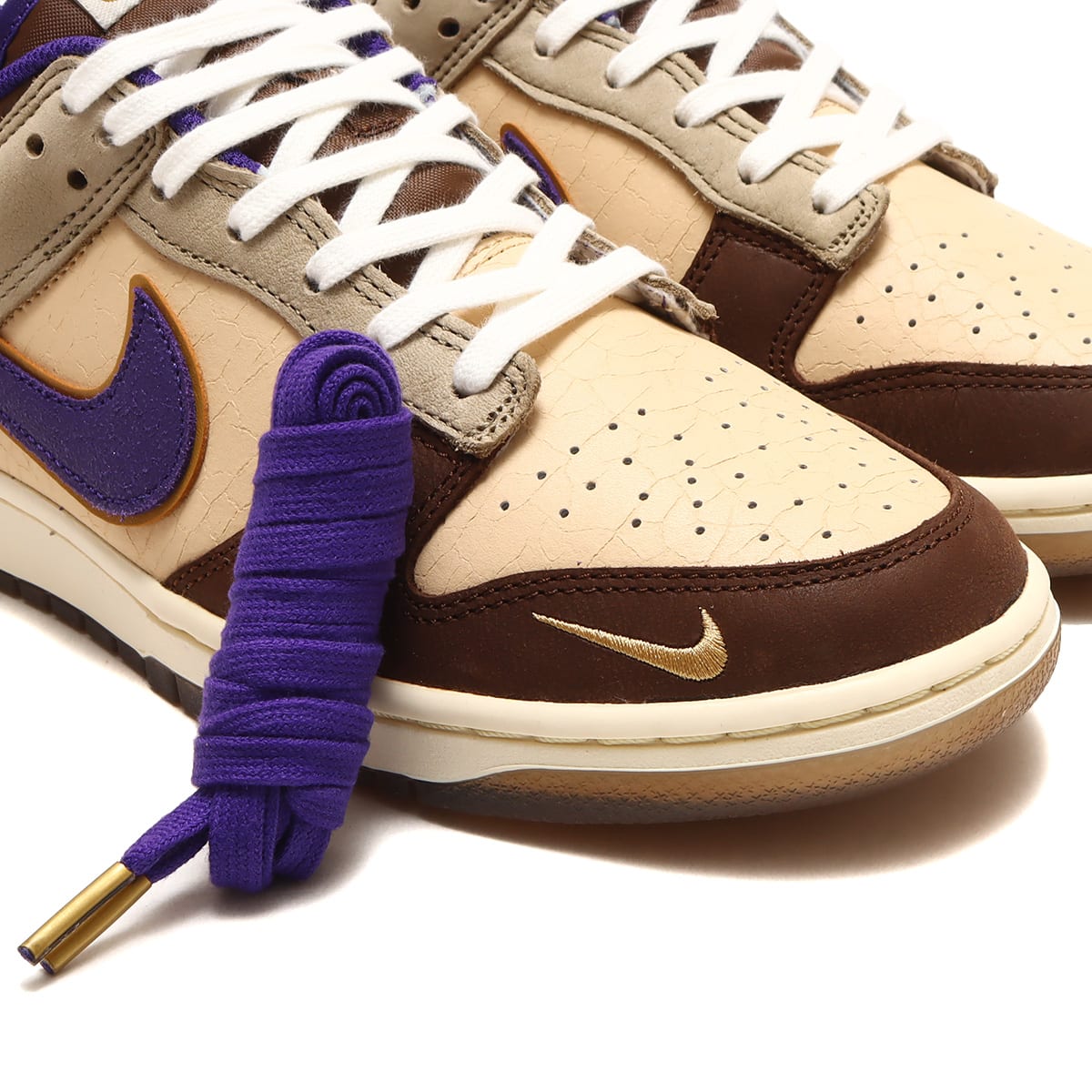 NIKE DUNK LOW PRM WHITE ONYX/COURT PURPLE-KHAKI-CACAO WOW 23SP-I