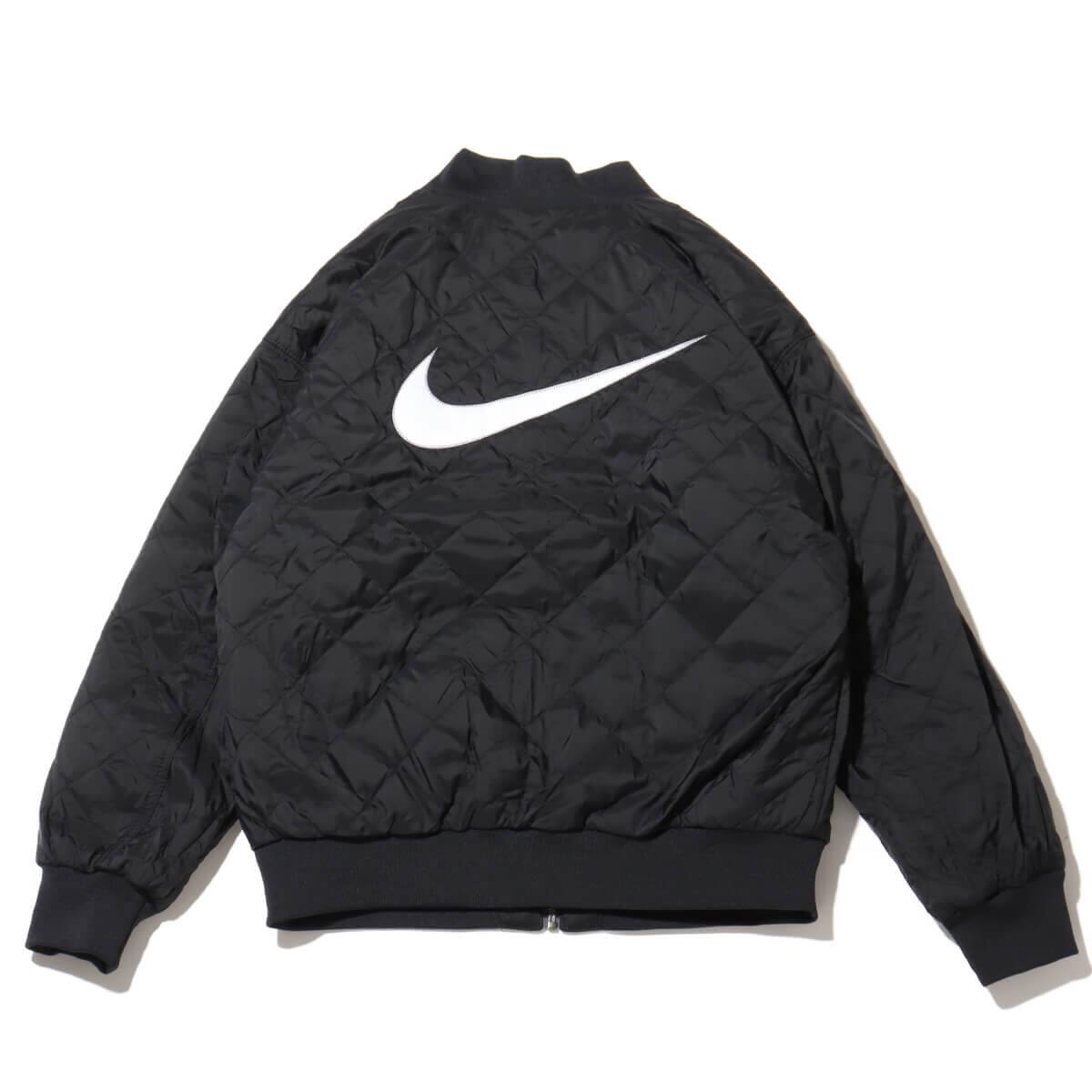 NIKE AS W NSW VRSTY BMBR JKT BLACK/BLACK/WHITE（ナイキ ウィメンズ