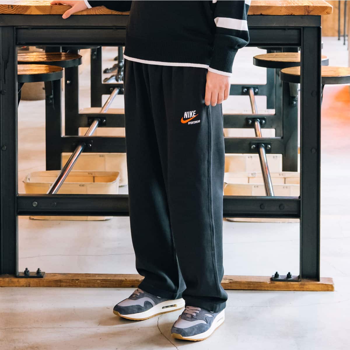 NIKE AS M NSW NIKE TREND FLC PANT BLACK/BLACK（ナイキ NSW NIKE