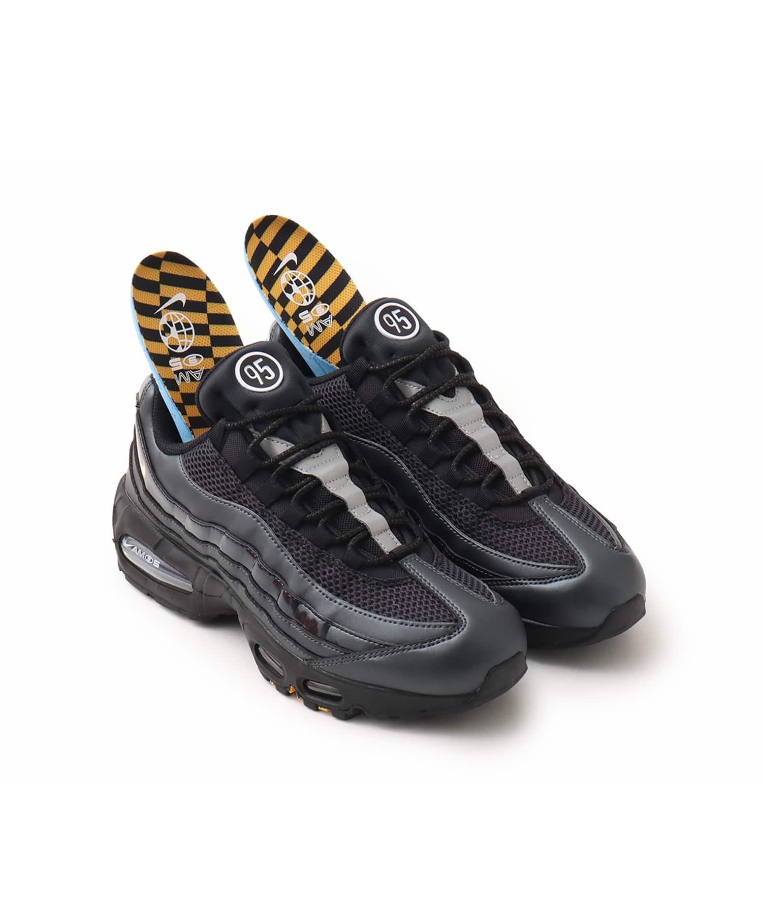 NIKE AIR MAX 95 BIG BUBBLE SE BLACK/WHITE-UNIVERSITY GOLD（ナイキ