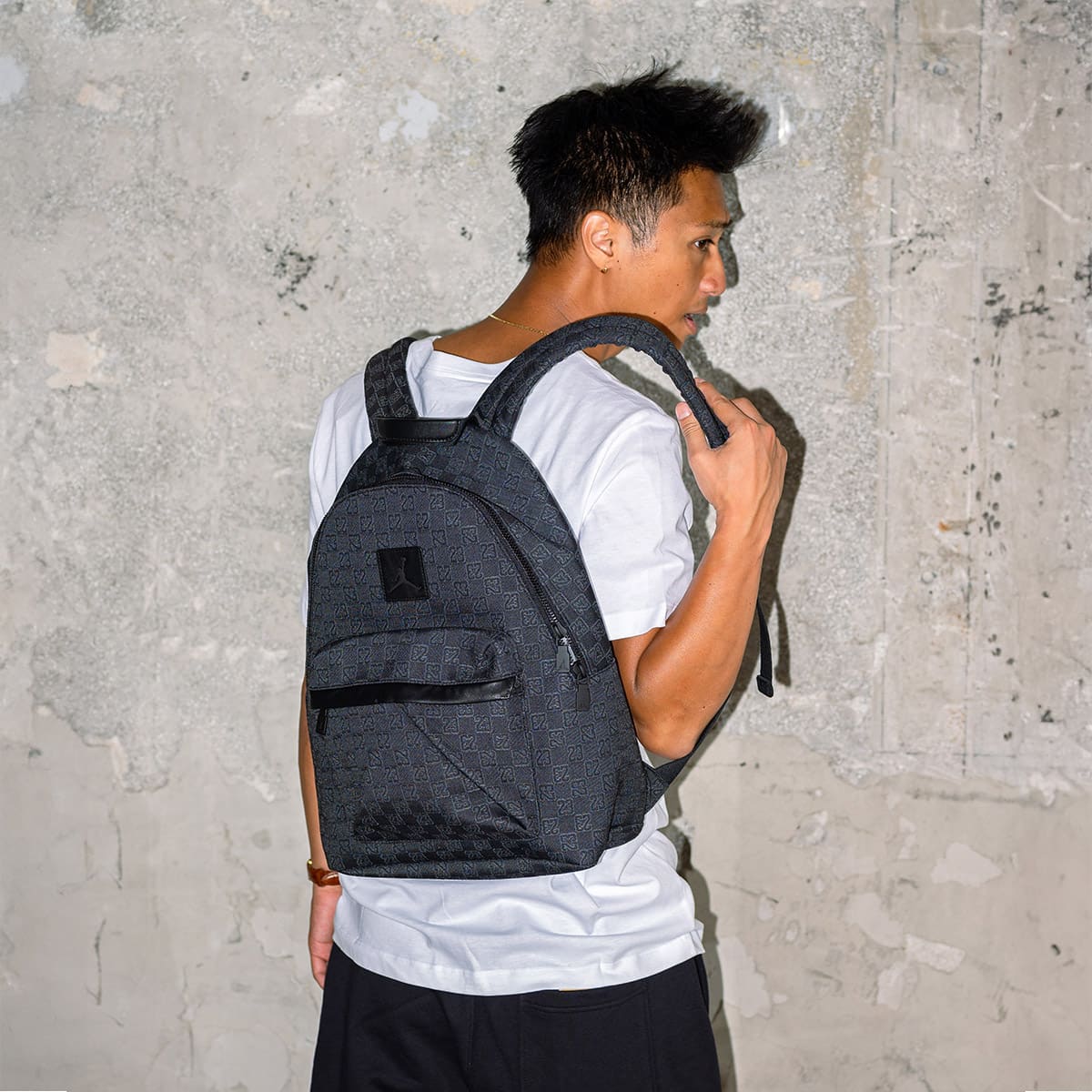 JORDAN BRAND MONOGRAM BACKPACK BLACK（ジョーダン ブランド