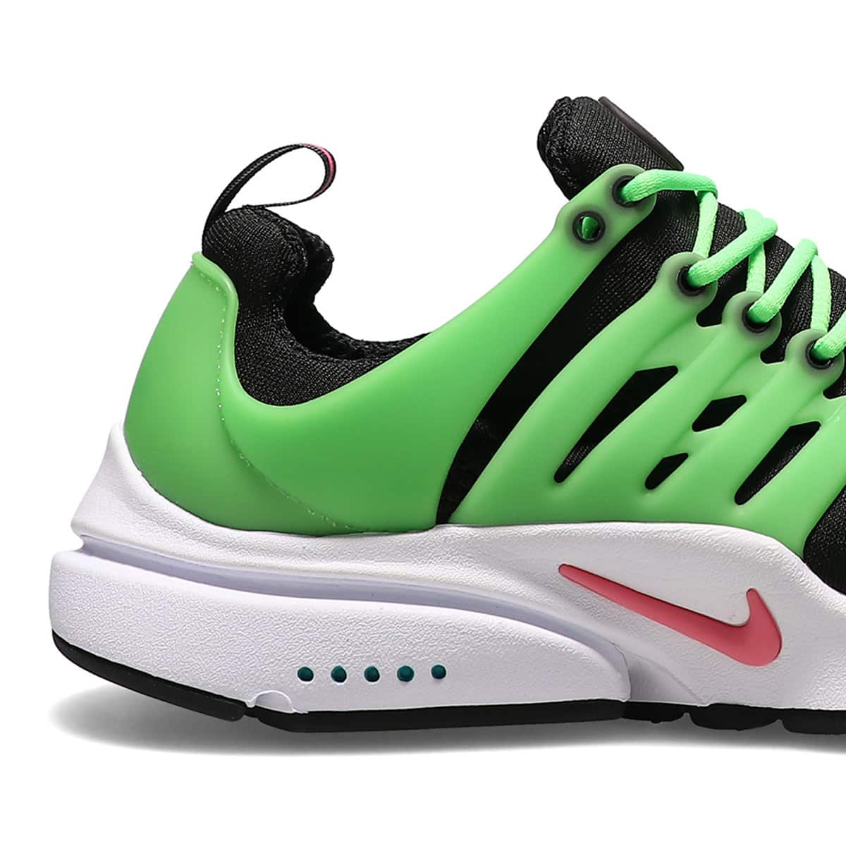 NIKE AIR PRESTO BLACK/HYPER PINK-WHITE-GREEN STRIKE 21SU-I（ナイキ
