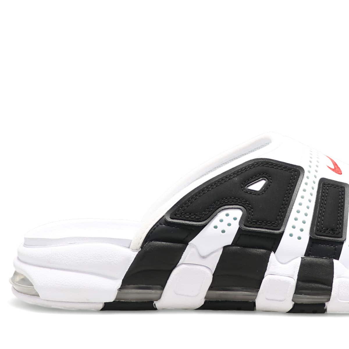 NIKE AIR MORE UPTEMPO SLIDE WHITE/VARSITY RED-BLACK 23SU-I（ナイキ