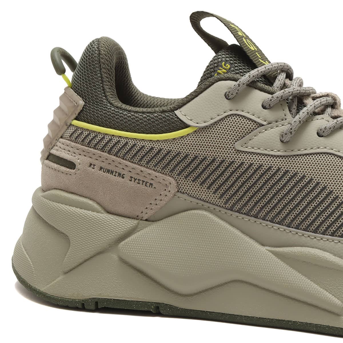PUMA RS-X ELEVATED HIKE BIRCH TREE-GREEN MOSS（プーマ アールエス